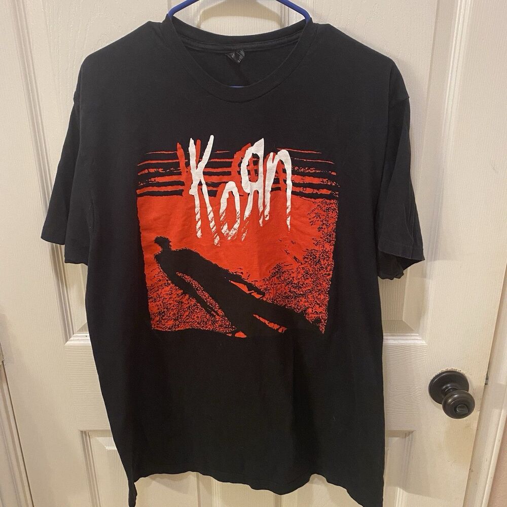 Korn Shirt XL Self Titled Nu Metal Band Tee Music 2000’s EUC